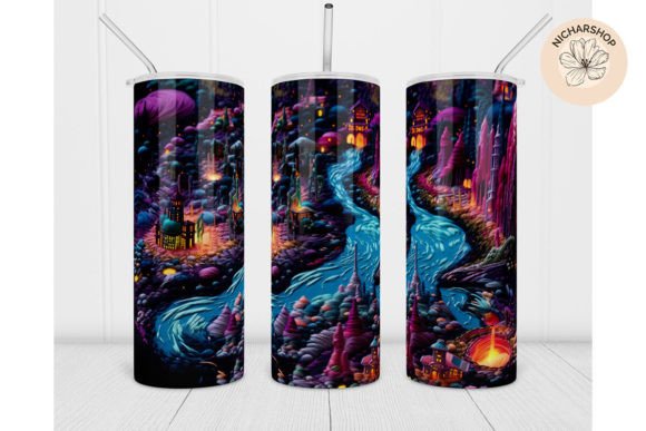 20oz 3D Fantacy Embroidery Tumbler Wrap Review