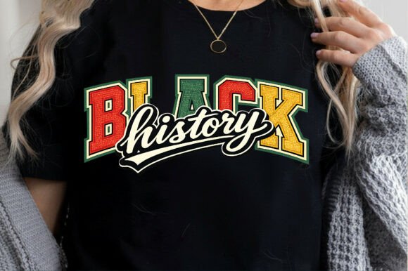 Faux Embroidery Black History PNG Review