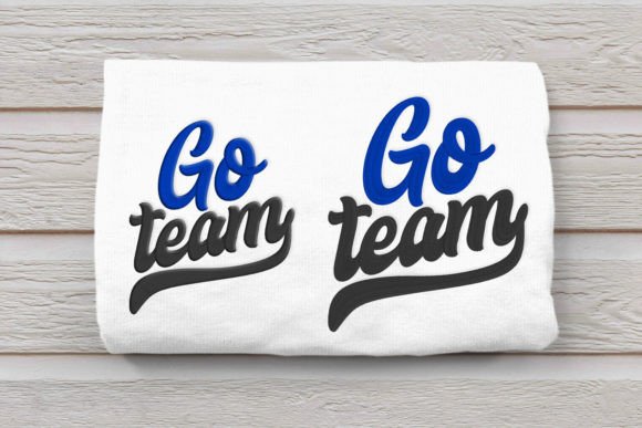 Go Team Script Letters: Sweatshirt Design Review