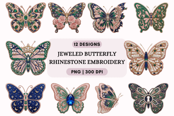Jeweled Butterfly Rhinestone Embroidery Review