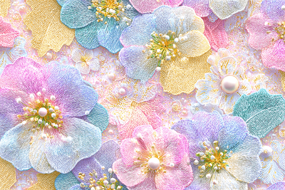 Luxury Pastel Embroidery Flowers: A Designer Review