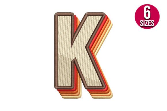 Retro Alphabet Letter K: A Vintage Embroidery Review