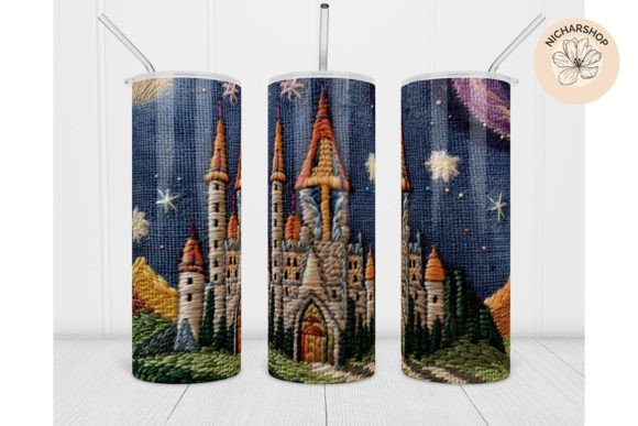 Reviewing the 20oz 3D Castle Embroidery Tumbler Wrap